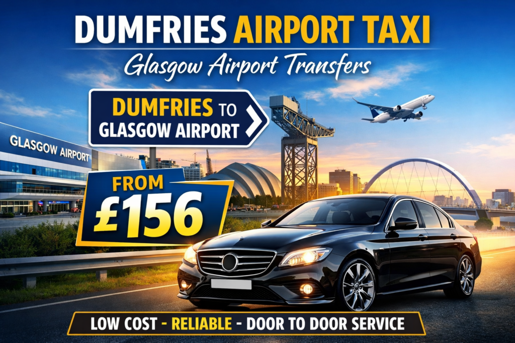 dumfries airport taxi glasgow airport taxi service