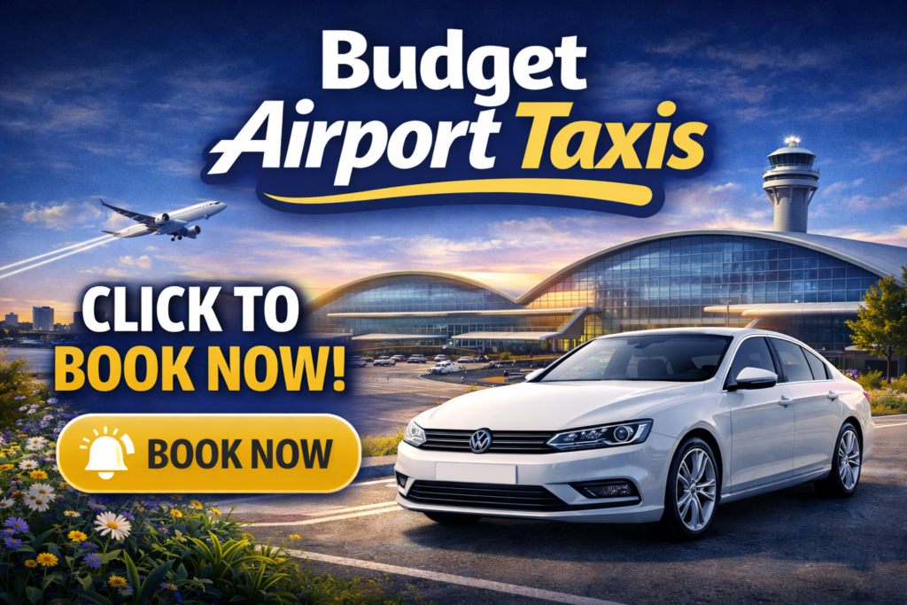 Book a fixed price Glasgow Airport taxi transfer with Budget Airport Taxis