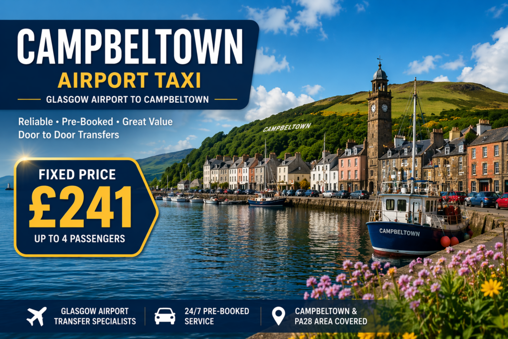 campbeltown glasgow airport taxi