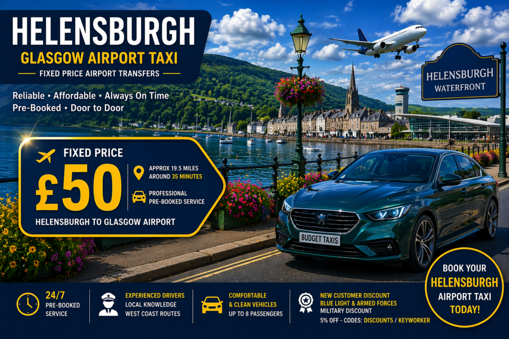 helensburgh glasgow airport taxi